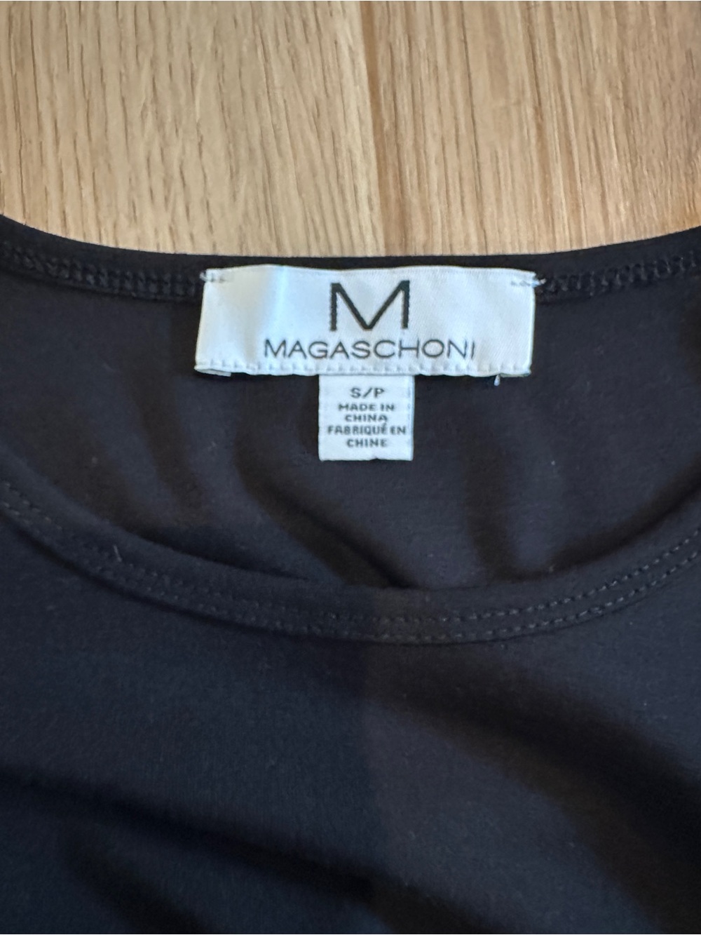 Magaschoni Small Black Knot-Side Sheath Dress Women's polished professional - Picture 5 of 7